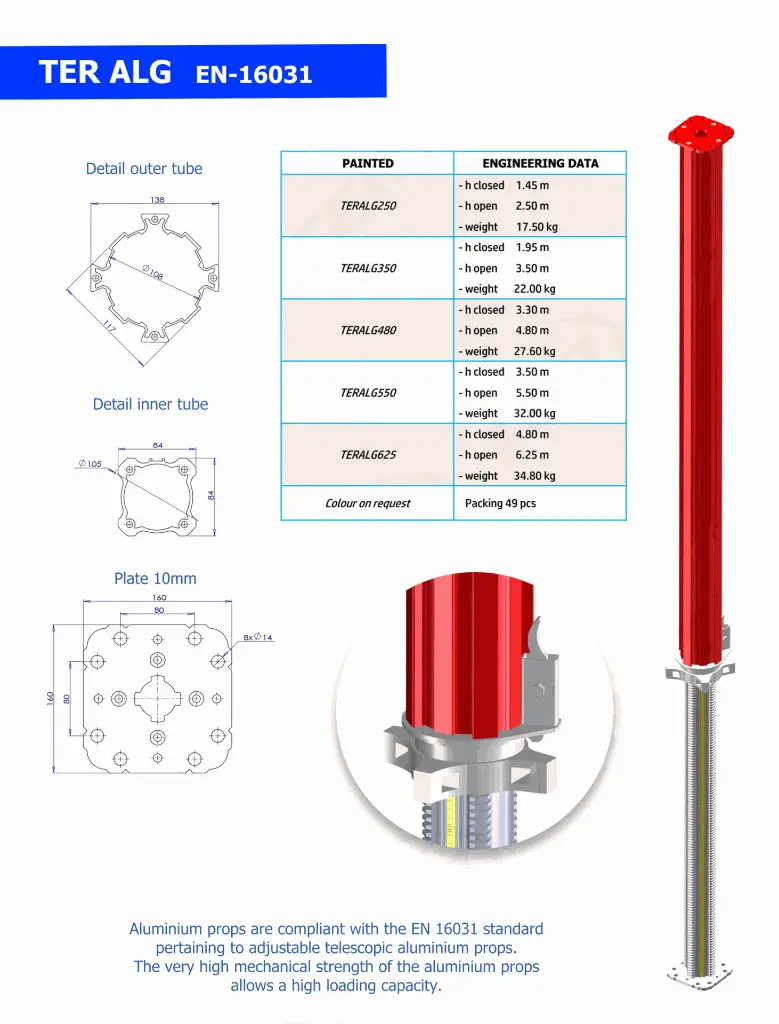 Aluminium props TERALG 2025 03 28-2.webp