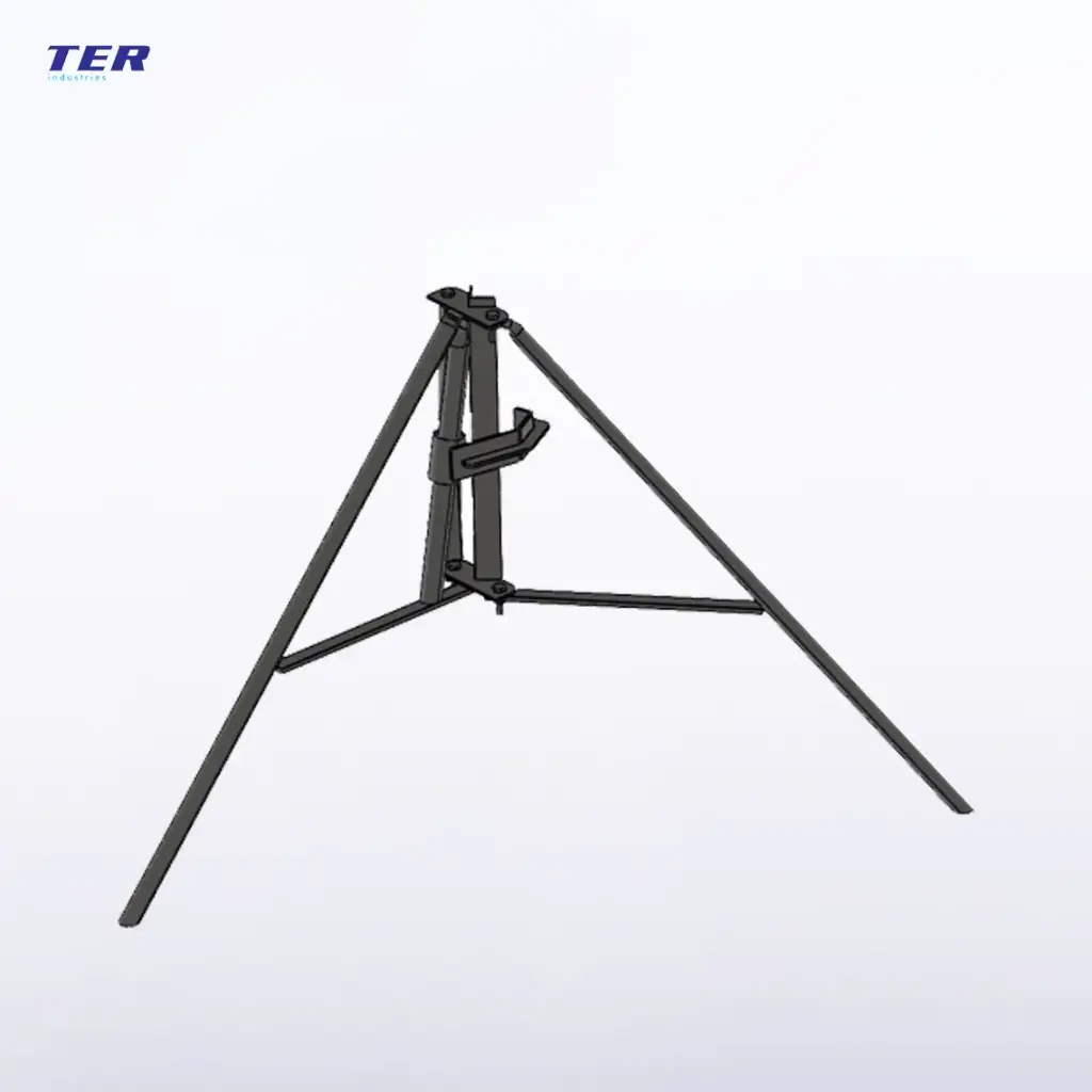 Foldable Galvanized Tripod (D57/D76) 