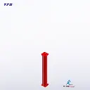 Large Alu Props Extension 1m