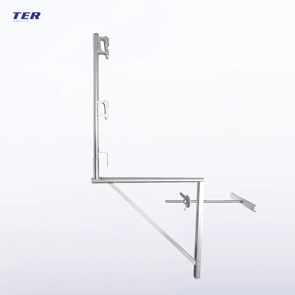 Masonry bracket with locking clamps