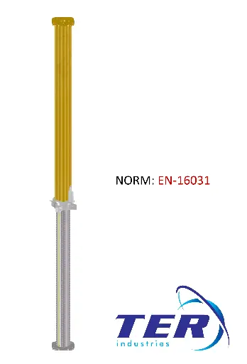 [TER_ALX250] X Alu Props 1,45m - 2,50m Outer 100
