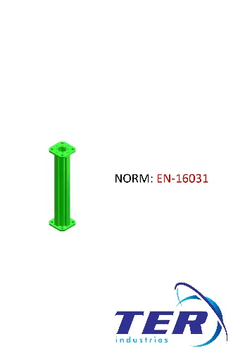 [TER_ALPR500] Rallonge Etais Alu Petit 0.5m