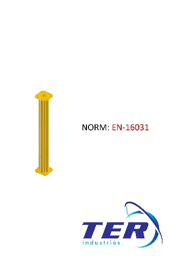 [TER_ALXR1000] X Alu Props Extension 1.0m