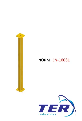 [TER_ALXR1500] X Alu Props Extension 1.5m